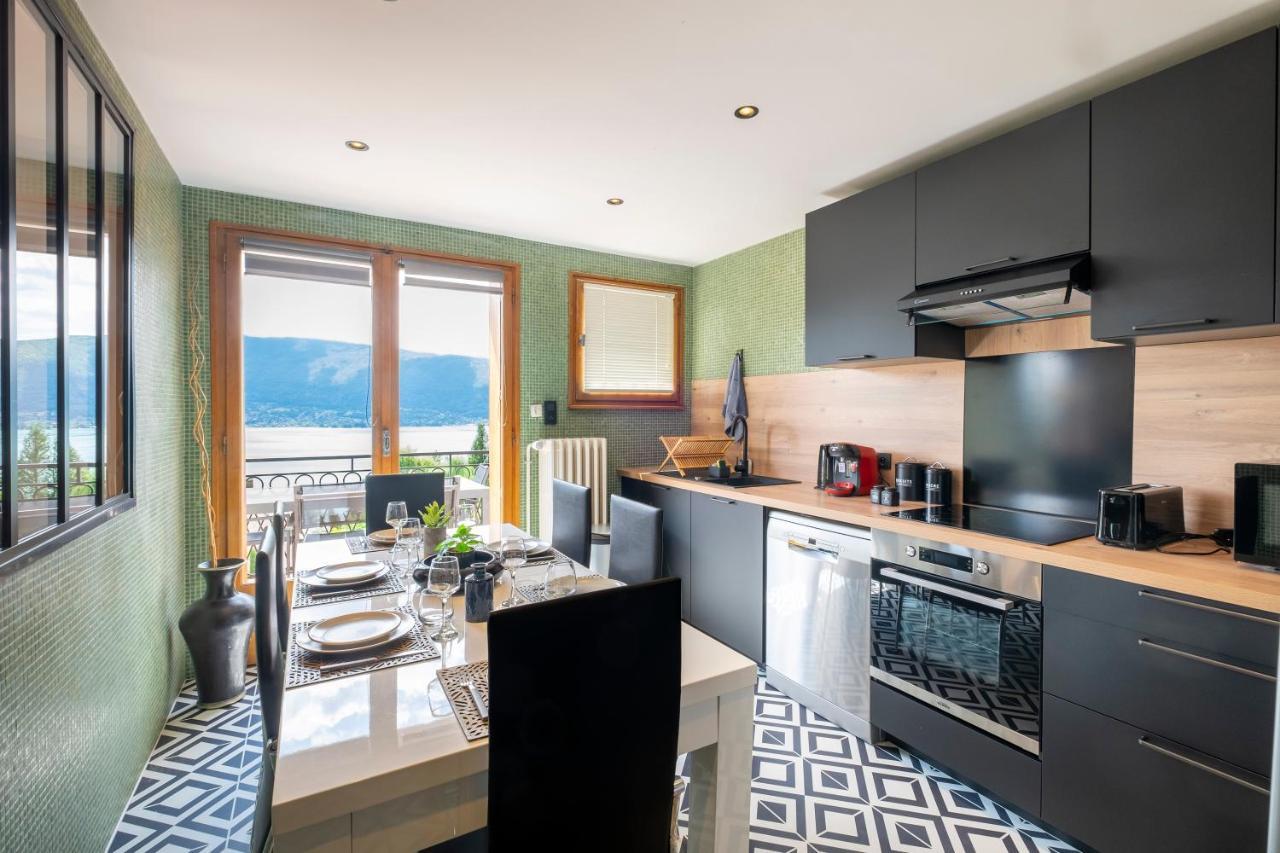 Apartamento T4 Avec Vue Imprenable Sur Le Lac D'Annecy Veyrier-du-Lac Exterior foto